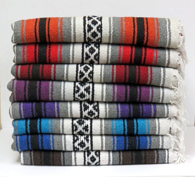 New West Southwest Mexico Style Falsa Throw Blankets from El Paso Saddleblanket