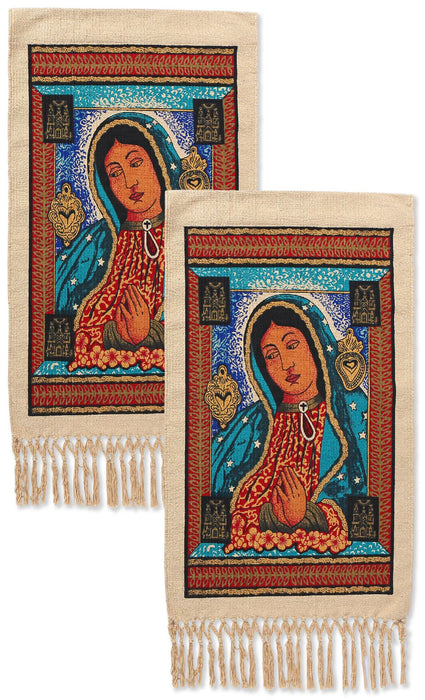 4 PACK - 15" x 26" Guadalupe Wall Hangings! Only $6.00 EACH!