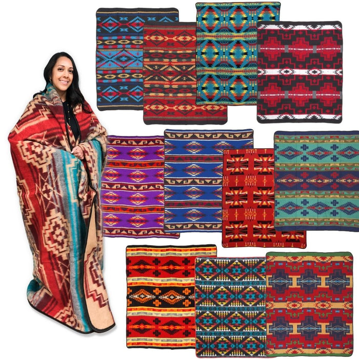 12 Southwest Style Camp Blanket Collection! Only $25 ea!