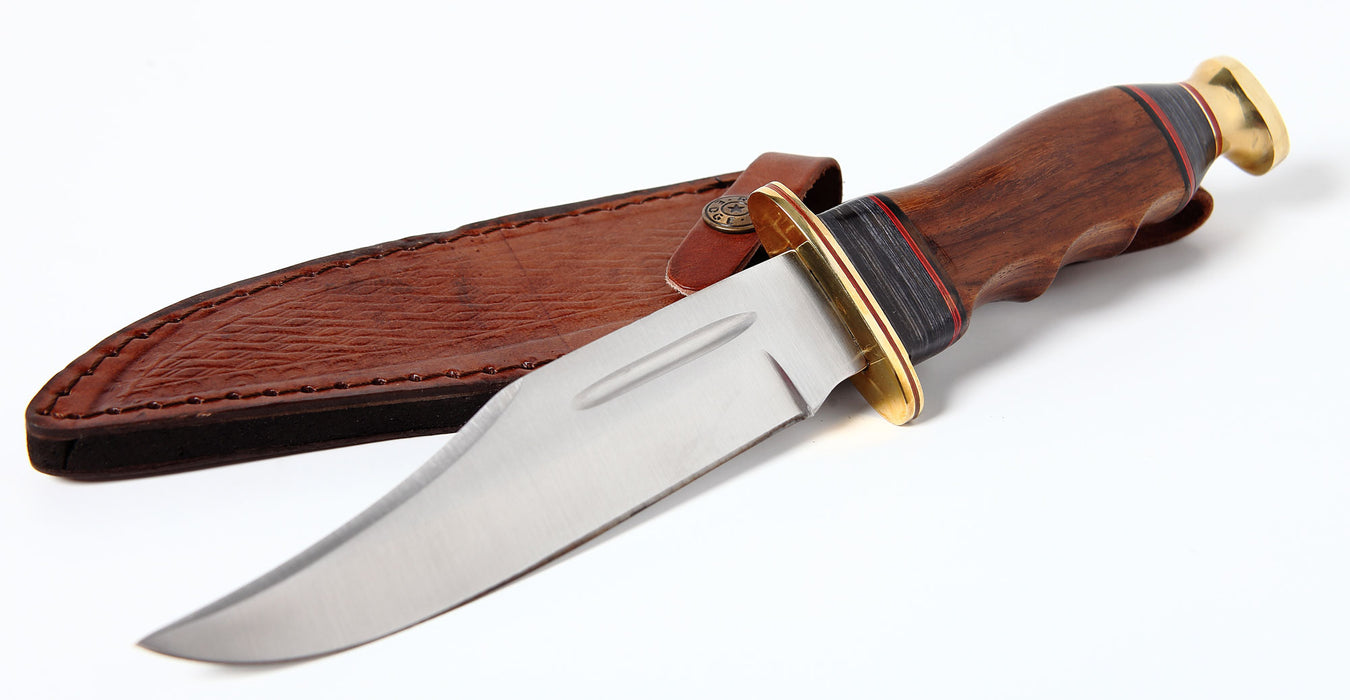 Wood Hunter Bowie Knives
