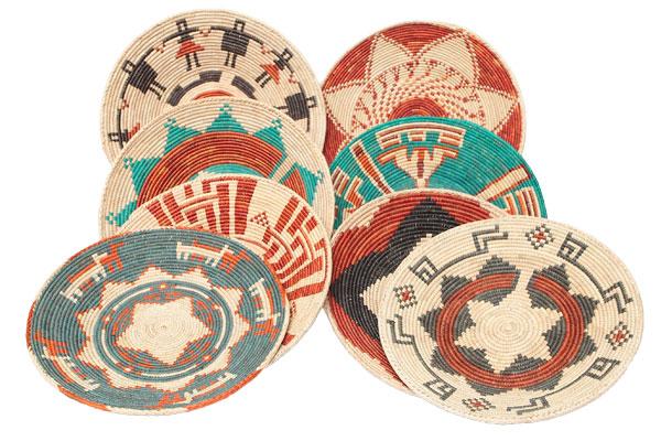 Handcrafted Southwest Style Color Baskets from El Paso Saddleblanket Company