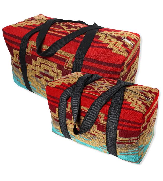 2-Piece Set Southwest Travel & Weekender Bags, Design 'Z'!