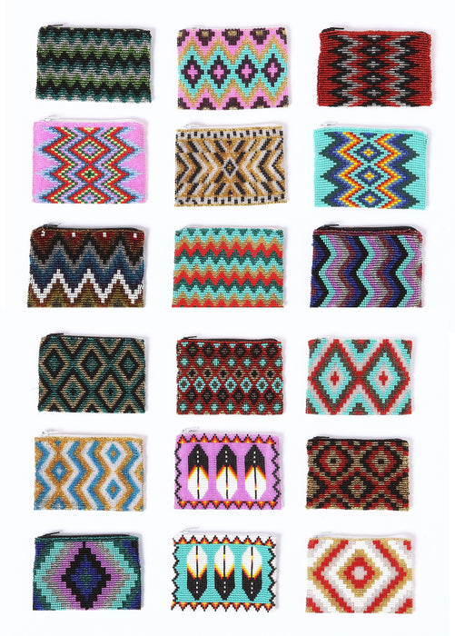Beaded Coin Purses in assorted Southwest designs.