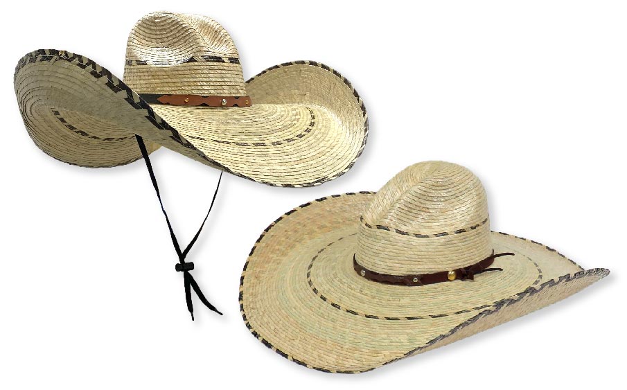 4 PACK Wide Brimmed "Natural" Straw Sun Blocker Hats! Only $13.00 ea!