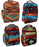 4 pack of assorted New West southwest-style backpacks in assorted colors and designs.