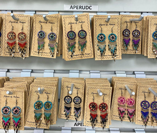<font color="red">BACK IN STOCK!!</font> 24 Pairs of Handmade Dreamcatcher Earrings! Only $3.25 each pair!
