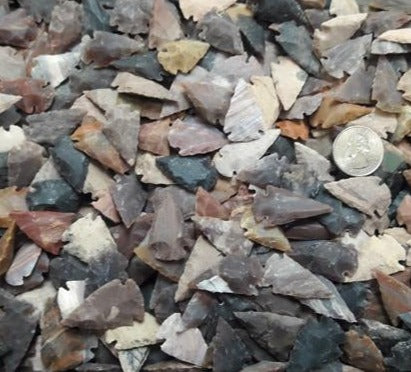 Native Style 1 inch Hand-chipped Stone Arrowheads from El Paso Saddleblanket Company