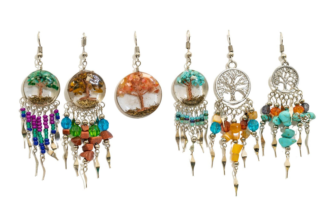 Tree of Life earrings from Peru