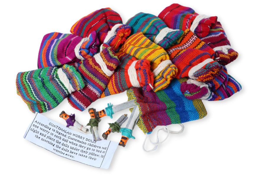 12 Pack Handcrafted Guatemalan Worry Dolls, Only $1.20 ea!