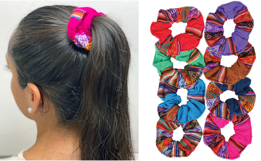 12 PACK Woven Elastic Hair Ties/Scrunchies, Only $1.50 ea!