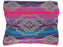 Pillow Sham for bedspread design #7038D in purple, pink, turquoise, and grey.