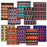 10 pack fleece lodge blankets in assorted designs and colors.