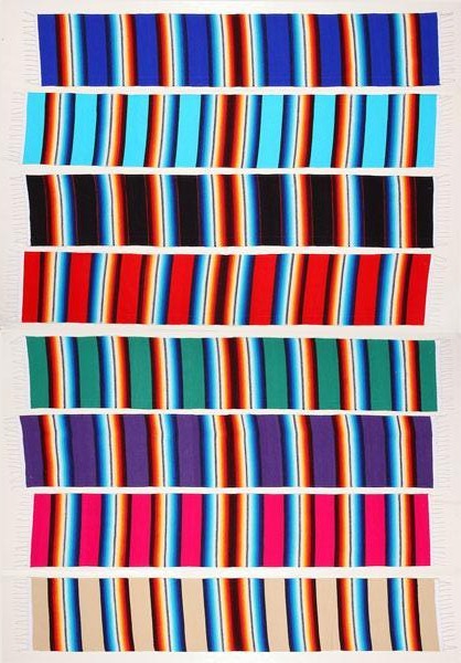 Mexican Style Serape Table Runners from El Paso Saddleblanket