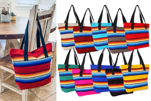 6 Vibrant Serape Tote Bags!  Only $15.25 ea.!