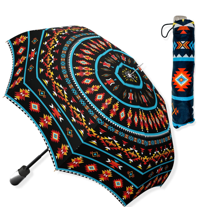 <FONT COLOR="RED">NEW!</FONT> 3 SOUTHWEST STYLE BLACK UMBRELLAS!