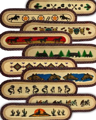 <FONT COLOR="RED">TRADING POST ESSENTIAL!!</FONT> 10 PACK Braided Jute Table Runners!