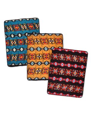 12 Pack Assorted Fleece Lodge Blankets!