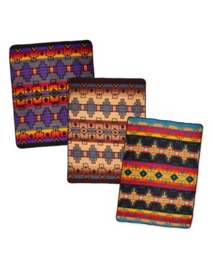 12 Pack Assorted Fleece Lodge Blankets!