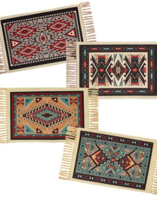 24 PACK - Geometric Print Table Mats,