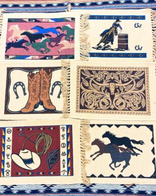 24 Assorted WESTERN Table Mats !