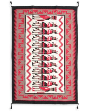 4' x 6' Wool Fox Dancer Tapestry