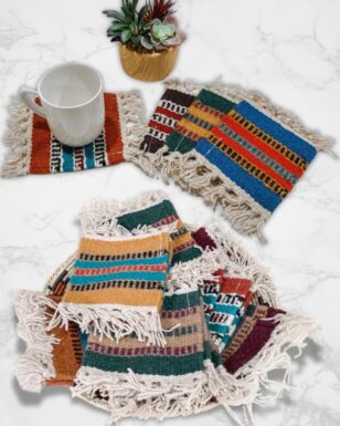 50 5" X 5" Wool Coaster pack.