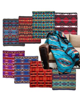 6 PACK- Popular 6lb Camping Blankets!