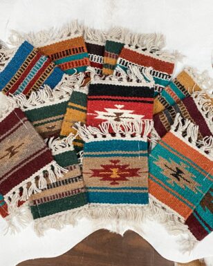 Big Coaster Blow Out Special! 50 Handwoven Wool Coasters!