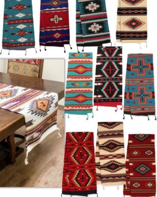 8 Wool 16"x80" Maya Table Runners!