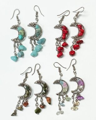 Moon Stone Earrings