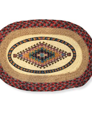 Braided Jute Table Mats, Design #3