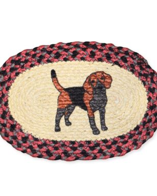 Braided Jute Oval Trivets, Design #26