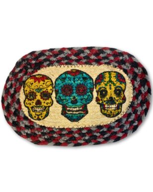 Braided Jute Oval Trivets, Design #45