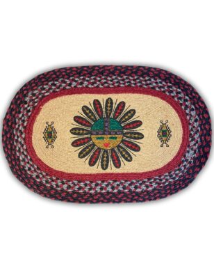 Braided Jute Floor Rugs, Design #13
