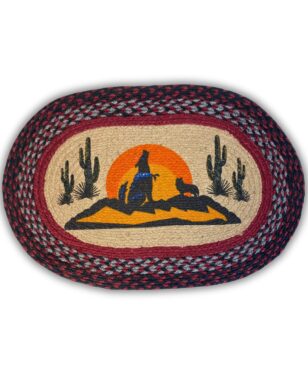 Braided Jute Floor Rugs, Design #19