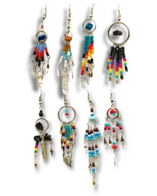Beaded Crystal Earrings