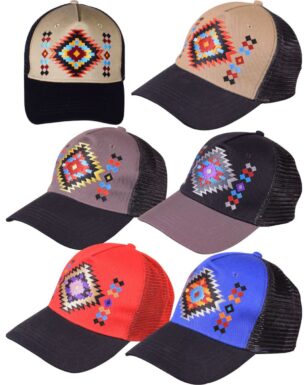 Caps with Mesh Design, 2