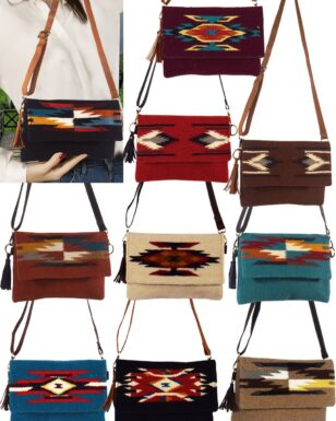 6 Pack Chimayo-Style Clutch Purses.