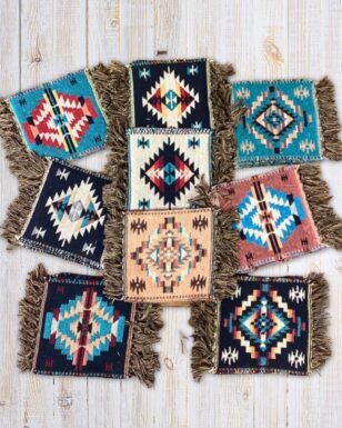 <FONT COLOR="RED">JUST IN!</FONT> 54 pack Cotton Accent Coasters.