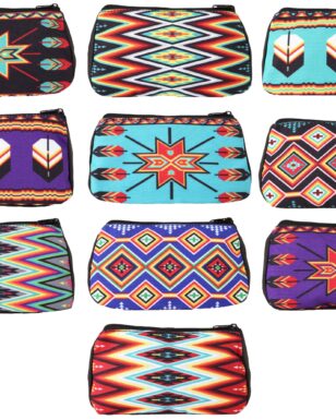 Pow Wow Style Cosmetic Bags