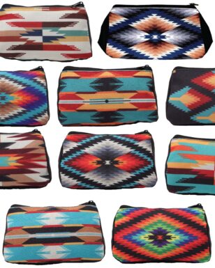 Southwest Contemporary Cosmetic Bags