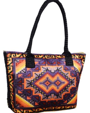 Digital Print Purse Geometric Design #407