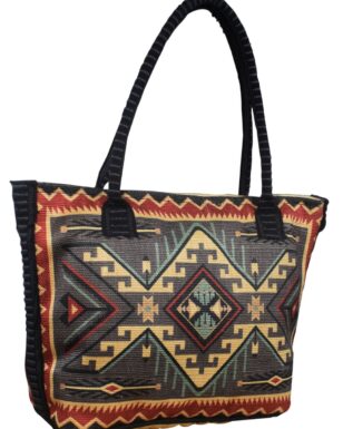 Digital Print Purse Geometric Design #418