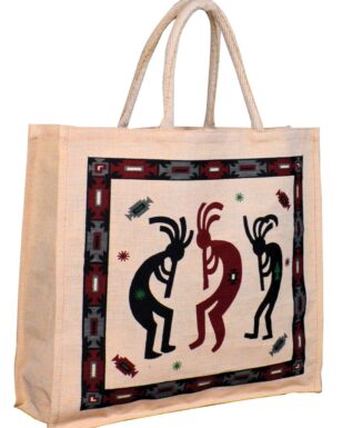 Eco-Friendly Jute Bag - Kokopelli