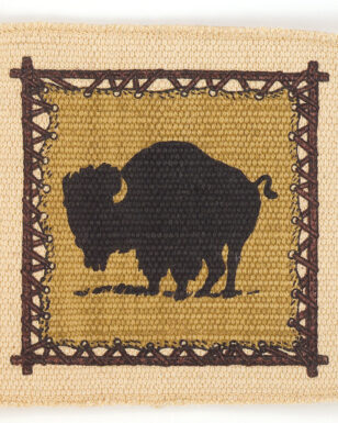 6pk Cotton Stencil Coasters-Wildlife <br>Design 72