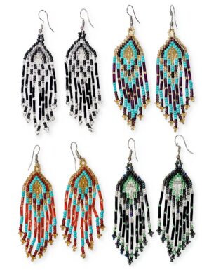 Handcrafted Beaded Earrings