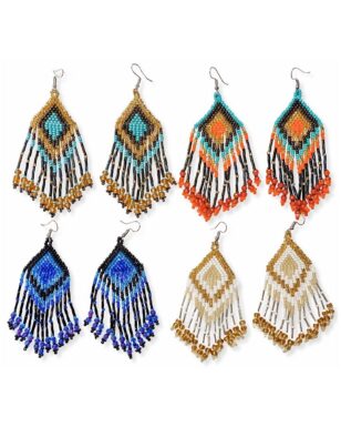 Handcrafted Beaded Earrings