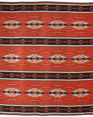 Bedspread 7041 - KING, Rust, Black