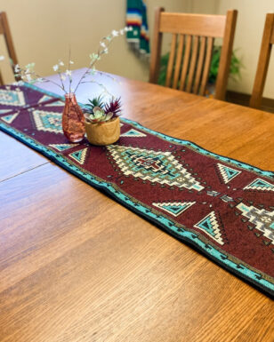 Southwest Jacquard Table Runner #1, 2