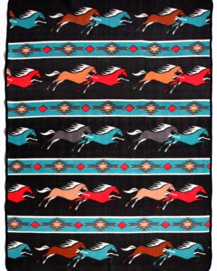 60" X 80" Fleece Lodge Blanket #24